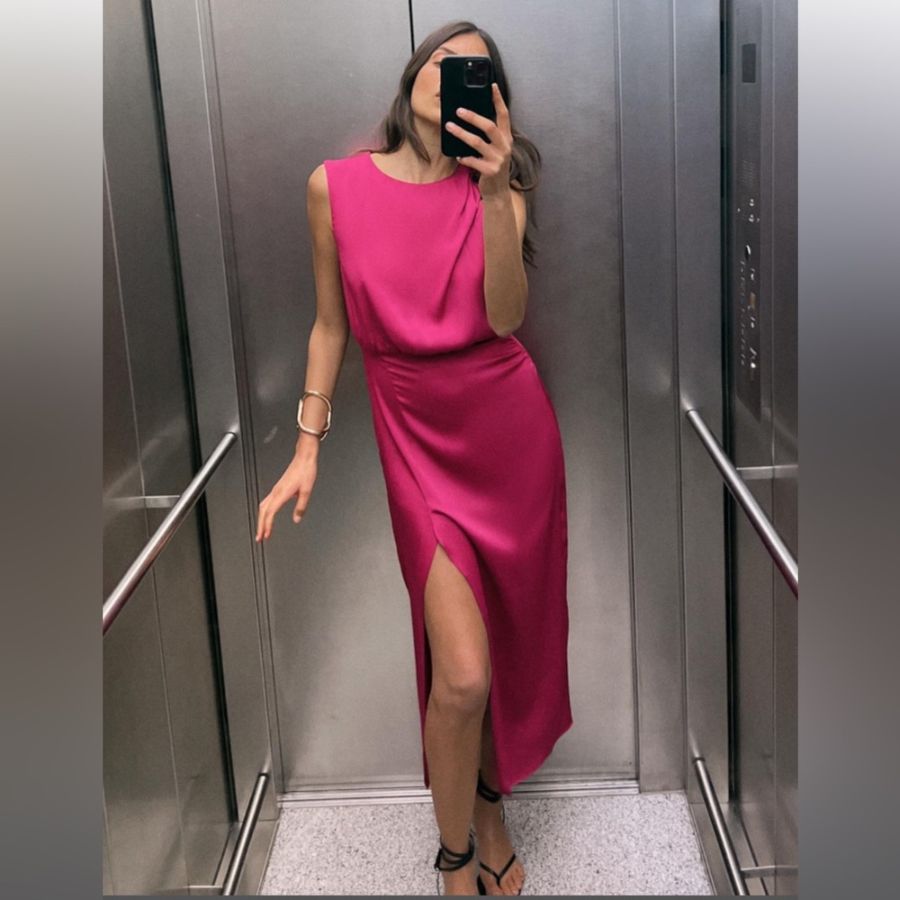 Satin Zara dress